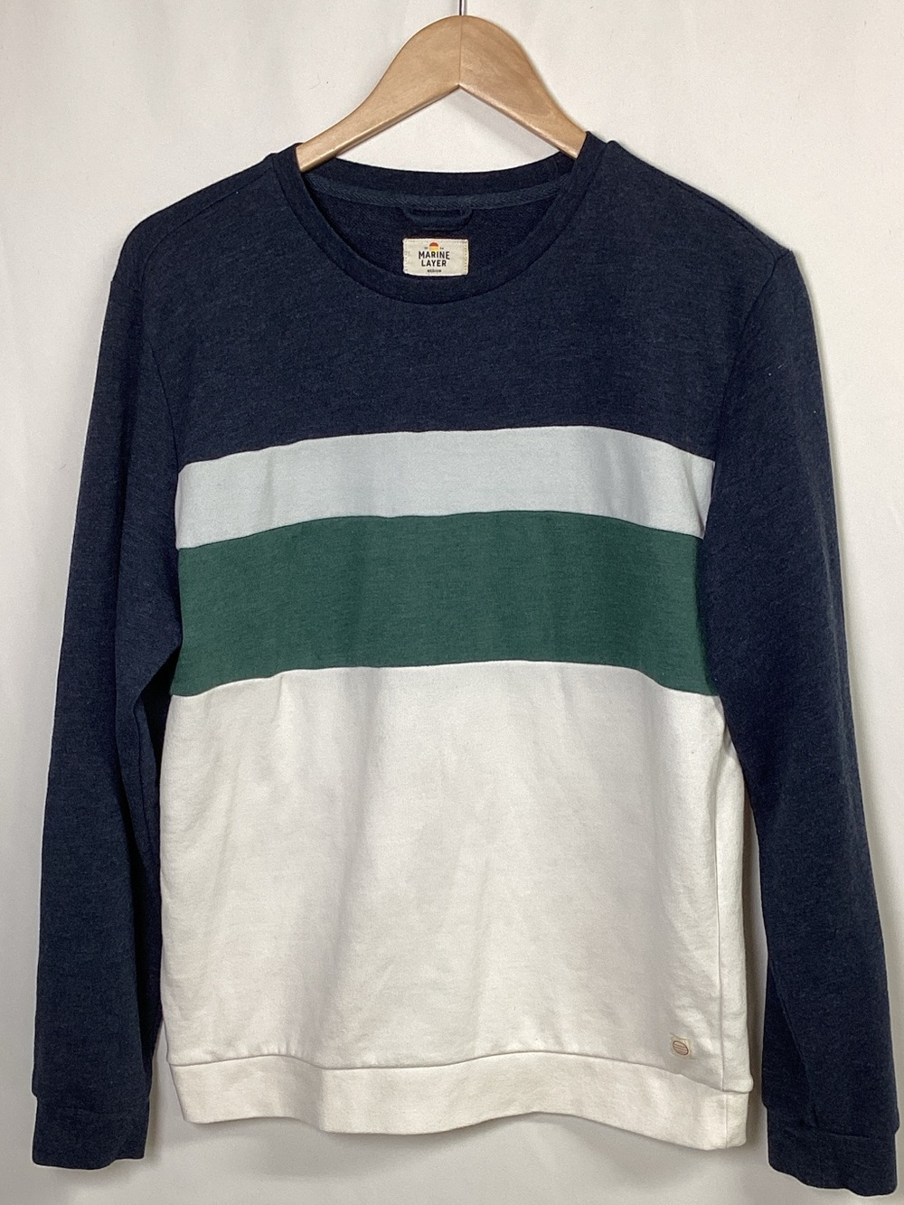 Men’s MARINE LAYER Cloud 9 Fleece Relaxed Crewneck Sweatshirt Size M